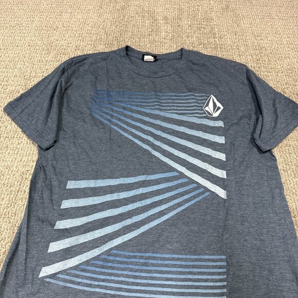 Volcom T-Shirt Men’s Blue Short Sleeve Size Large - Picture 7 of 11